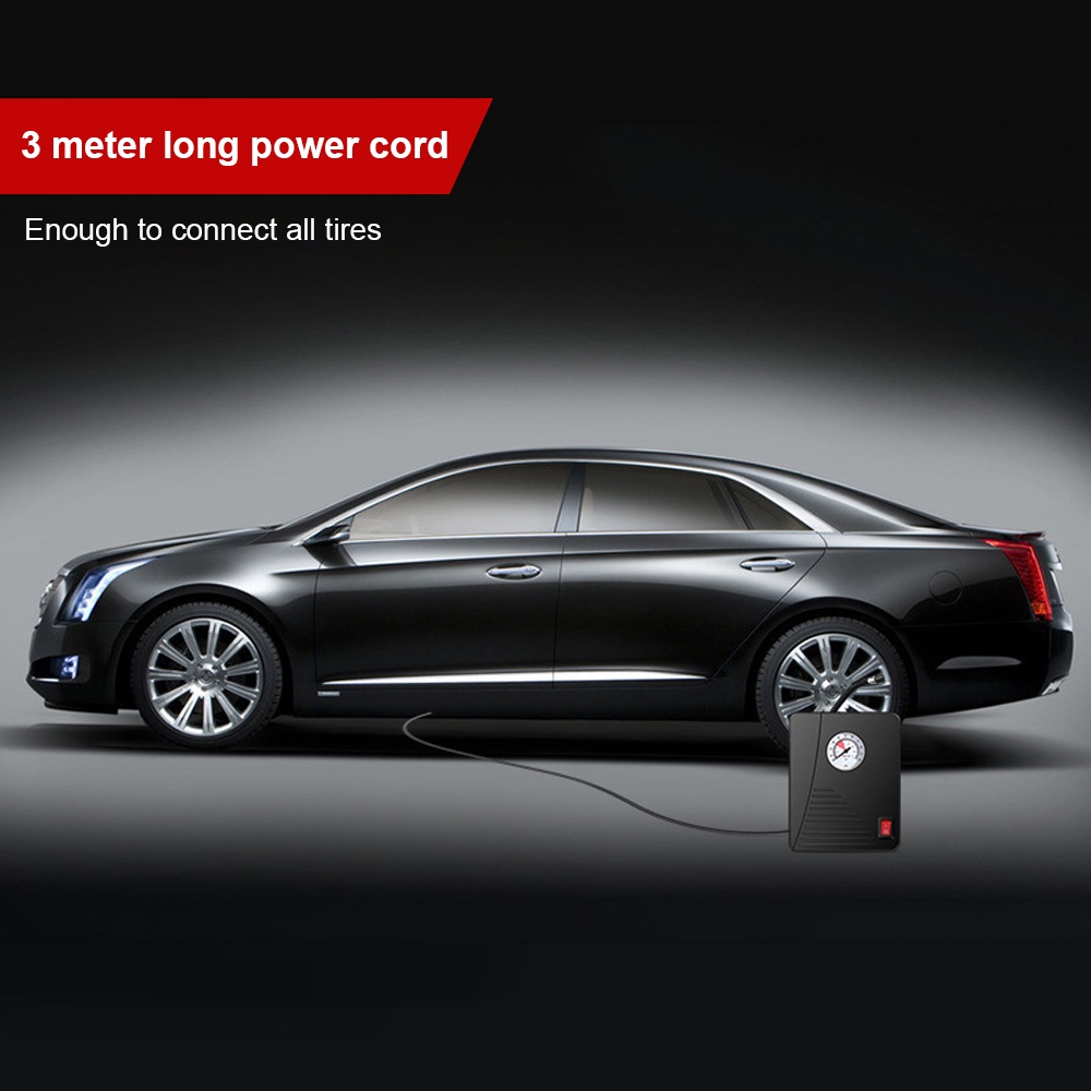 Máy Bơm Lốp Xe Kỹ Thuật Số 12V 100PSI