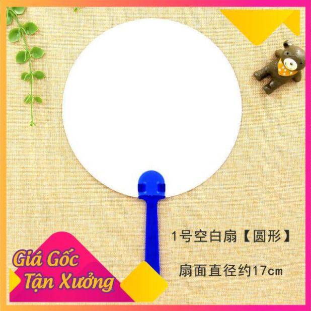Bộ 10 quạt giấy cán nhựa cho bé học vẽ - MỘC XINH