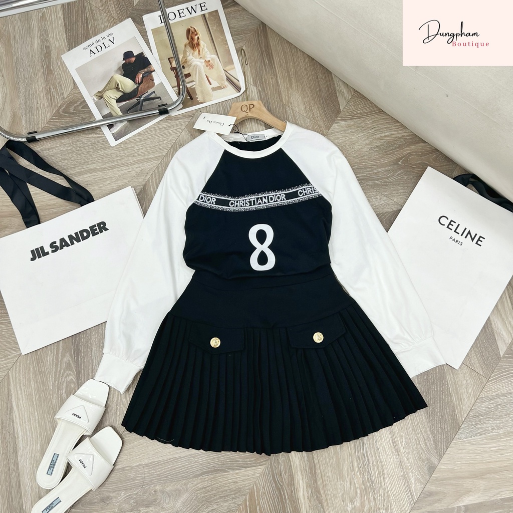 Sét di.o số 8 + chân váy - DUNGPHAM.BOUTIQUE