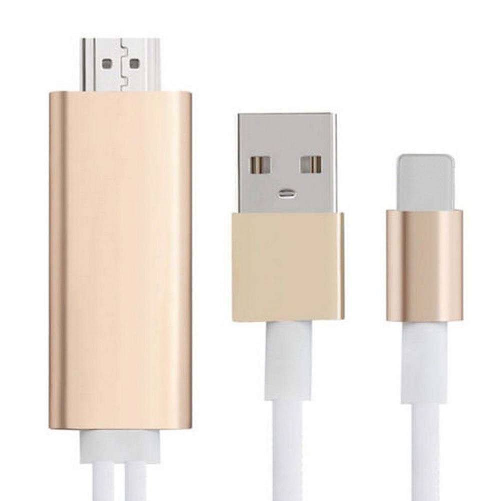 Dây Cáp Chuyển Đổi Cổng Lightning AV HDMI Sang HDTV Cho Apple IPhone 7 8