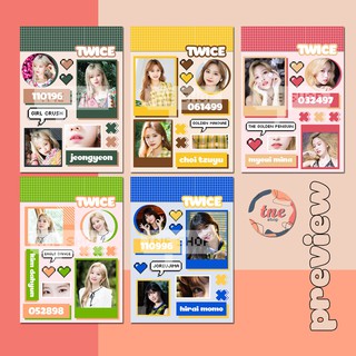 [HÀNG CÓ SẴN] Sticker TWICE (1)