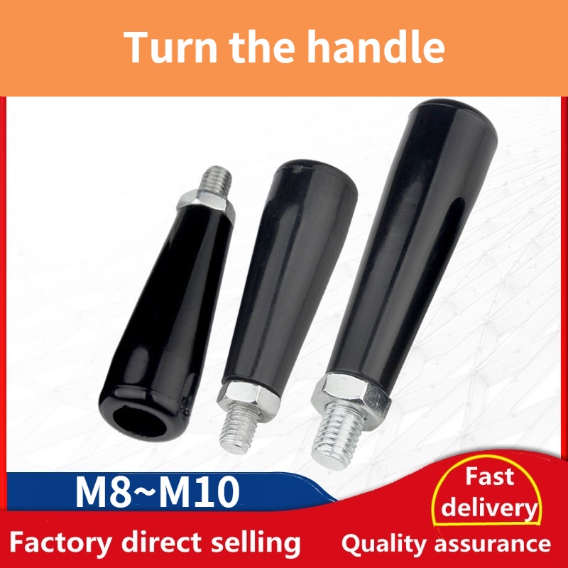 Tay Cầm Xoay M8 M10 Bằng Nhựa Gắn Trục Bánh Xe Cho Máy Nướng
