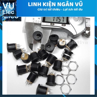Jack Nguồn DC-022 5.5*2.1mm có ren ốc
