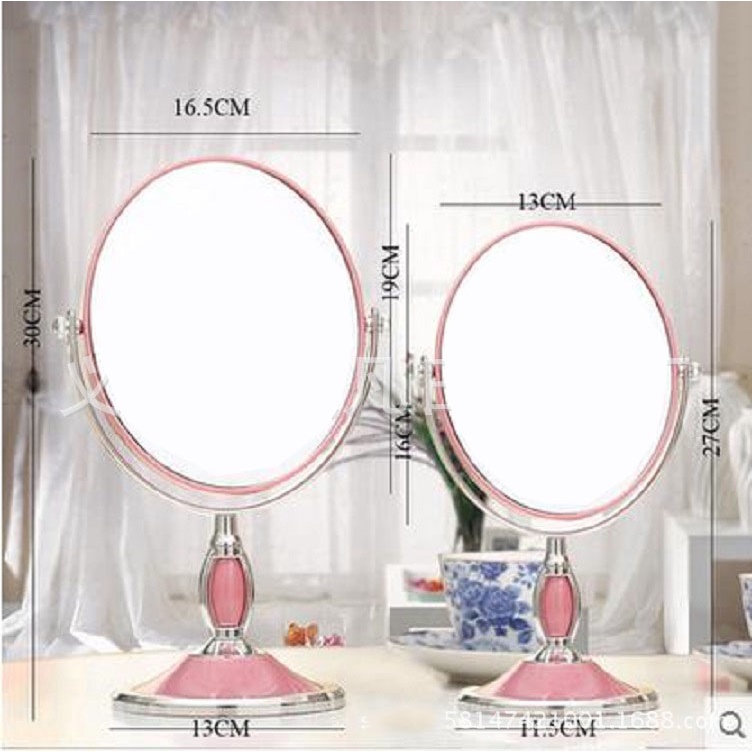 Gương Trang Điểm 2 Mặt Hình Bầu Dục 6 inch Có Zoom