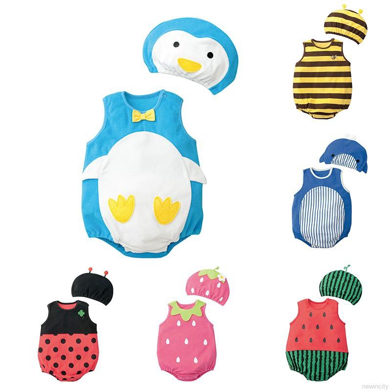 Bộ đồ hóa trang kèm mũ họa tiết trái cây xinh xắn dành cho bé