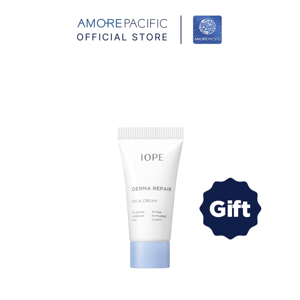 Kem dưỡng ẩm phục hồi da IOPE Derma Repair Cica Cream 5ml AMOREPACIFIC Official