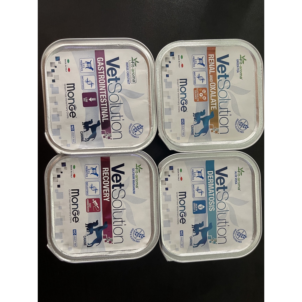 Pate Monge VetSolution Renal and Oxalate hỗ trợ chức năng thận và điều trị sỏi Oxalate cho chó 150g