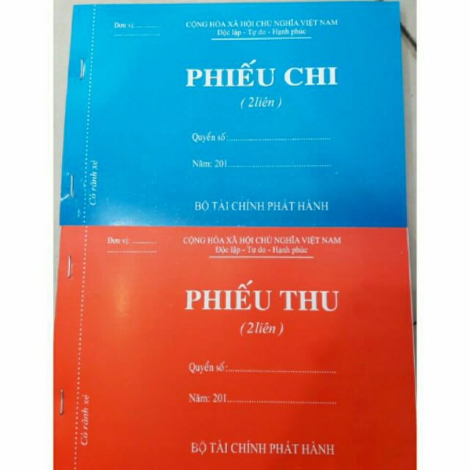 Phiếu chi 2 liên / 3 liên 100 tờ (10 QUYỂN)