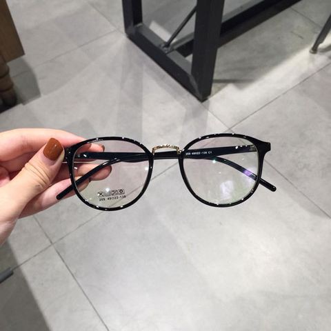 0009 Kính Gọng Dẻo Hàn Quốc Form Tròn Siêu Xinh - Có Thể Lắp Tròng Cận | BigBuy360 - bigbuy360.vn