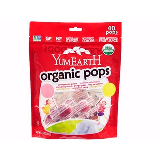 Kẹo mút hữu cơ Yummy Earth chia lẻ