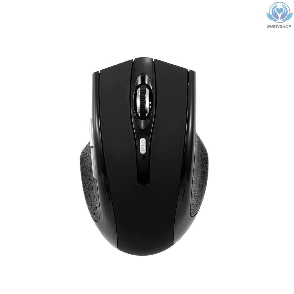 【enew】Wireless Gaming Mouse 1600DPI Adjustable DPI BT Rechargeable Mice Ergonomic Mice for Game and Office Use