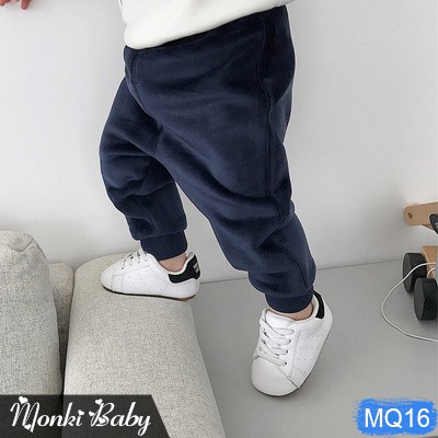 [SALE SIZE 16-19kg] - Quần nhung trẻ em 2 mặt dầy mịn, chất và dáng đẹp, có size nhỏ từ 7kg | MQ16