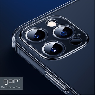Ốp lưng silicon Gor cho Apple iPhone 13 Series- siêu mỏng, có gờ bảo vệ camera