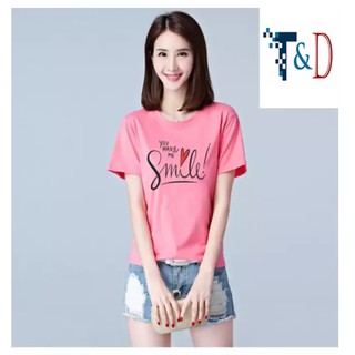 ÁO THUN NỮ SMILE THỜI TRANG NHIỀU MÀU