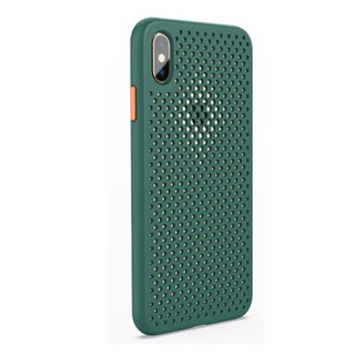 Ốp Lưng Màu Nhám Có Lỗ Thoát Nhiệt Cho Điện Thoại iPhone 6 6s Plus X XR XS 13 Pro Max