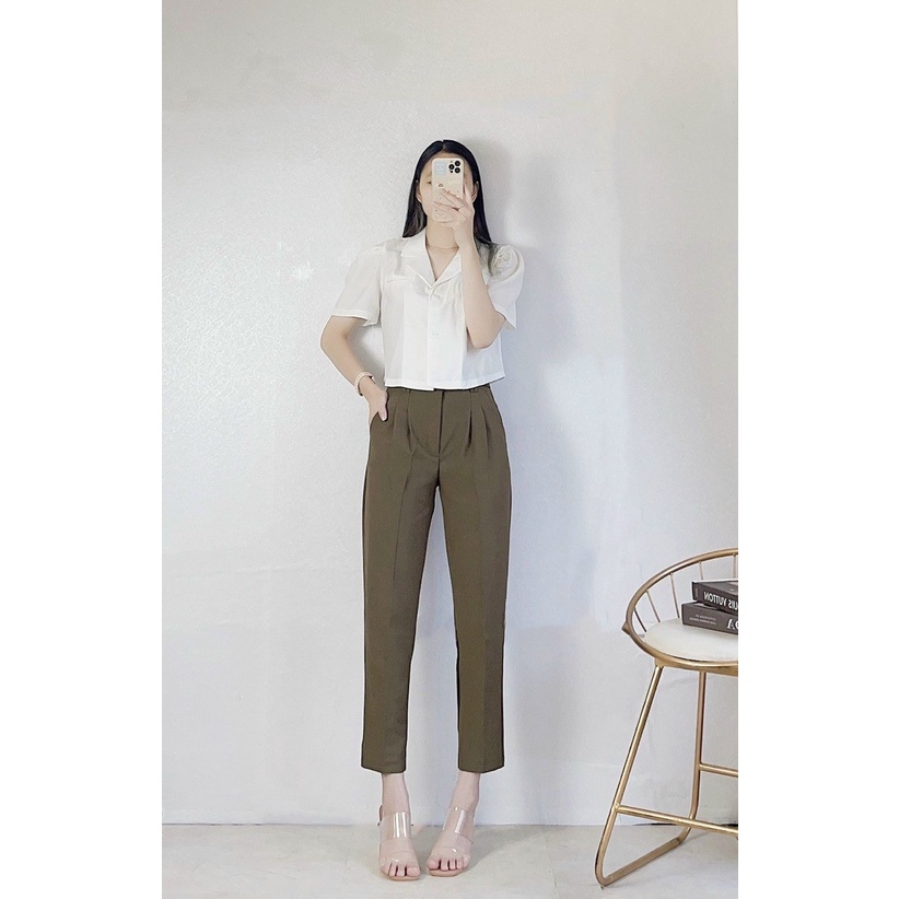 Quần Baggy Belt công sở