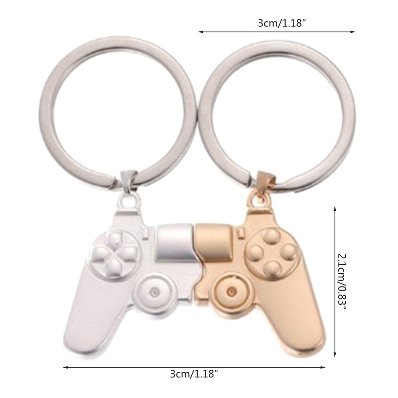 Set 2 Móc Khóa Hình Tay Cầm Chơi Game Cho Cặp Đôi