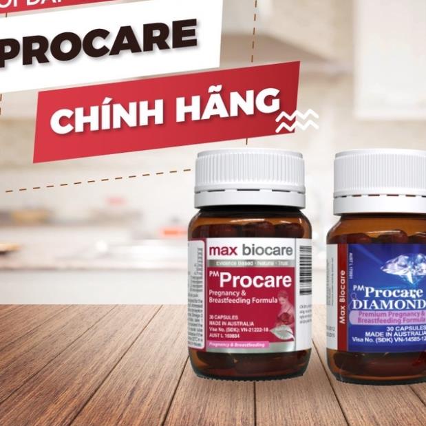 PM Procare / Procare Diamond - Vitamin tổng hợp chuyên dùng cho phụ nữ có thai và cho con bú