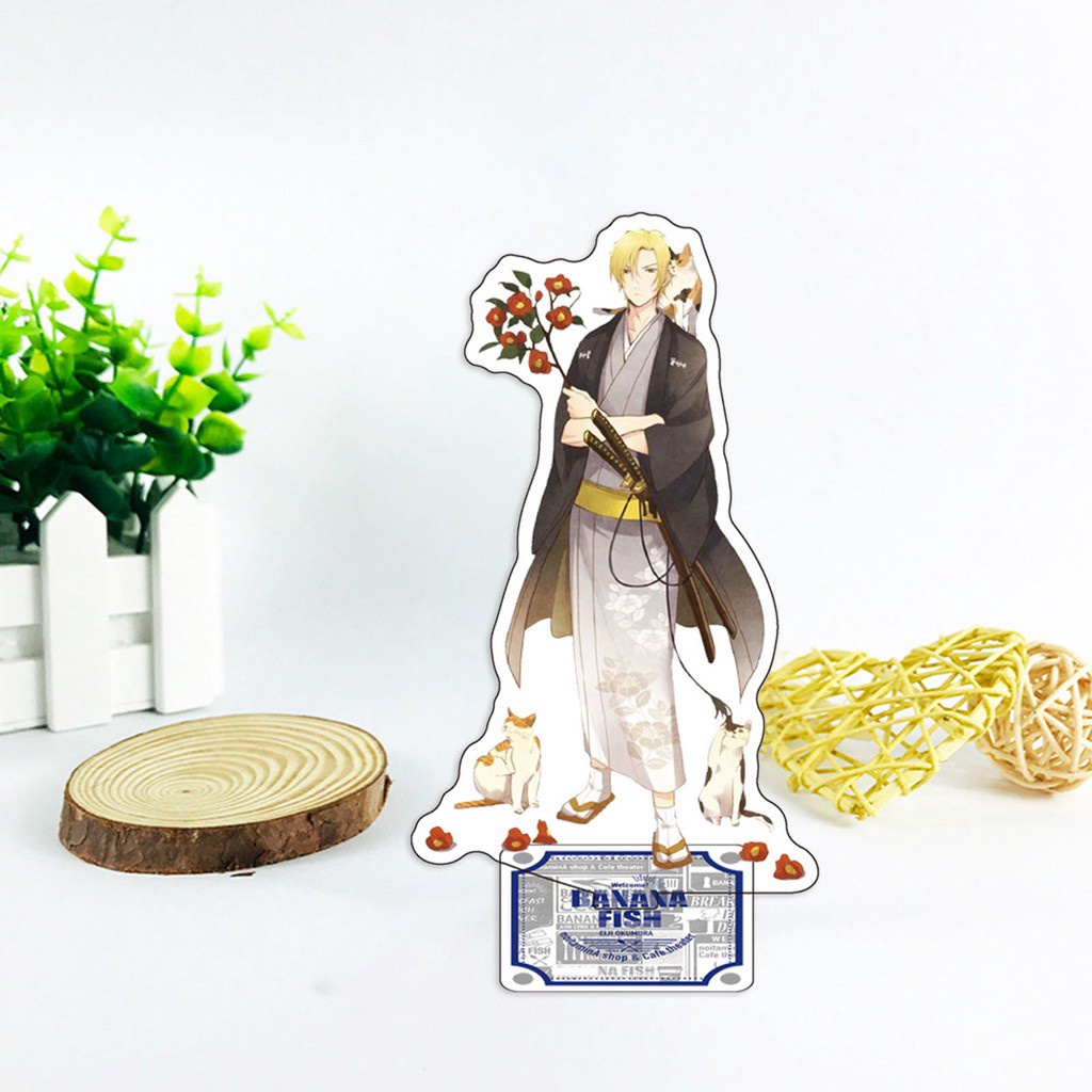 Mô hình đứng nhân vật anime Banana Fish Ash Okumura Eiji chất liệu acrylic dễ thương