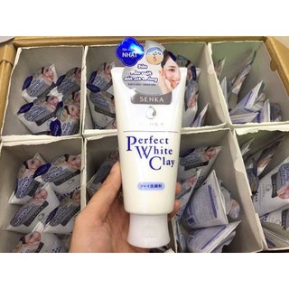 Sữa rửa mặt Đất Sét Trắng Shiseido Perfect White Clay 120g