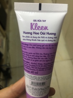 Gel rửa tay khô Kleen