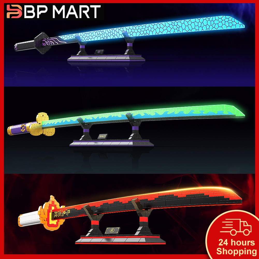 Đồ Chơi Lắp Ráp Lego Nhân Vật Roronoa Zoro:YAMATO Trong Demon Slayer Nichirin Sword 567