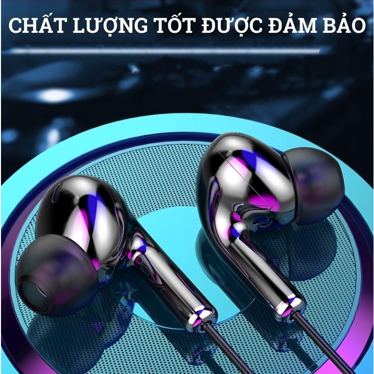 Tai nghe nhét tai có dây có mic lõi tứ Q6 HiFi | Tai nghe nguồn kép lõi tứ, âm thanh nổi, âm thanh vòm chân thực