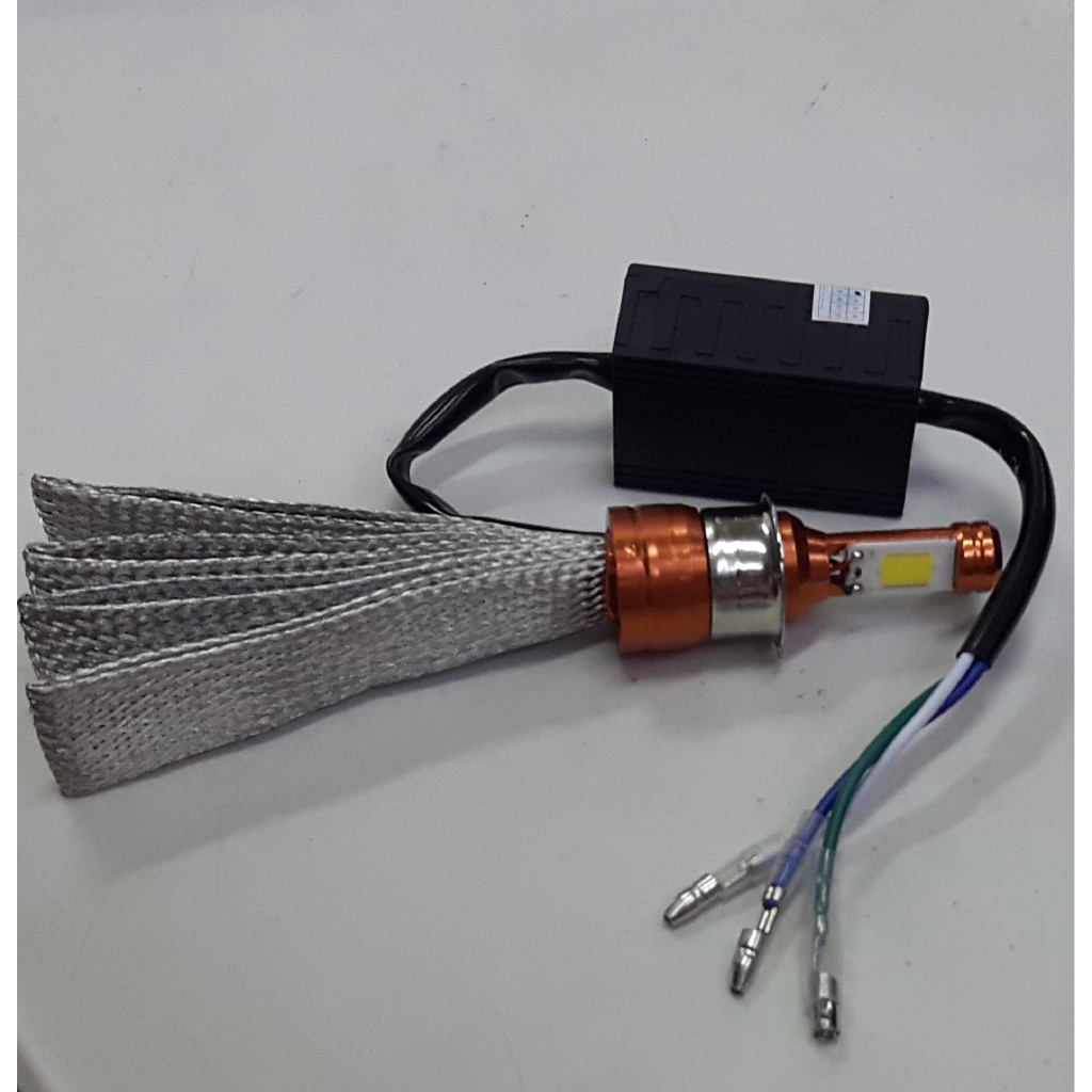 Bóng đèn Led xe máy chân M5 - Sử dụng điện máy theo xe 12V AC