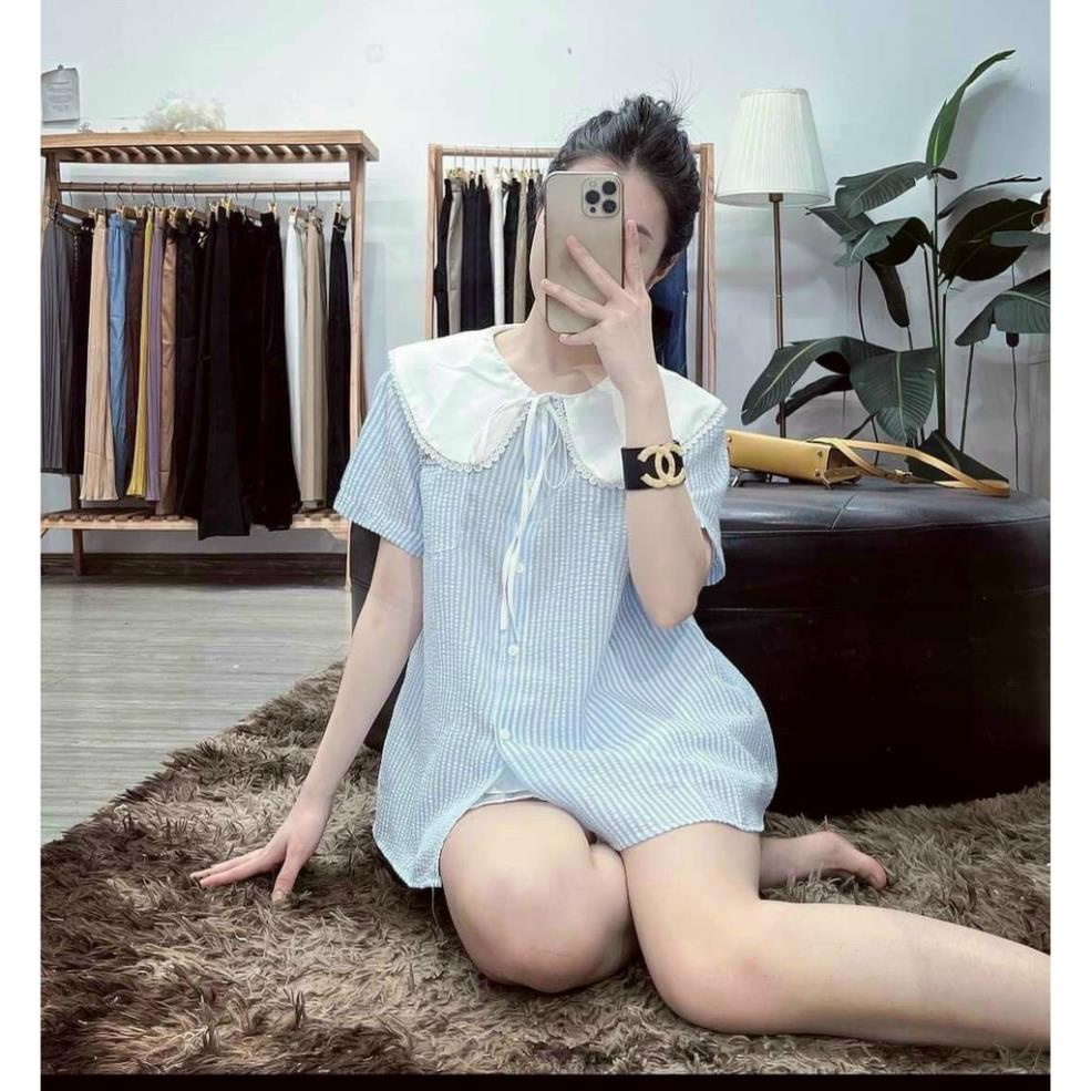 ￼áo bầu mùa hè ngắn tay chất siêu nhẹ không nhăn