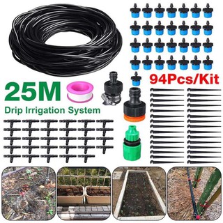 Hệ thống tưới nhỏ giọt tiết kiệm thông minh 20 chậu và đầy đủ phụ kiện