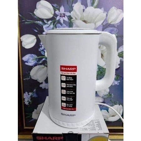 Ấm siêu tốc SHARP EKJ-17EVPS-PK 1,7L Inox 304