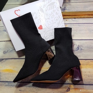 🎁 TẶNG QUÀ 🎁 Boots đế vuông 