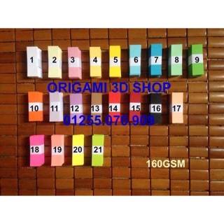 Compo 100 mảnh Giấy gấp origami cắt sẵn