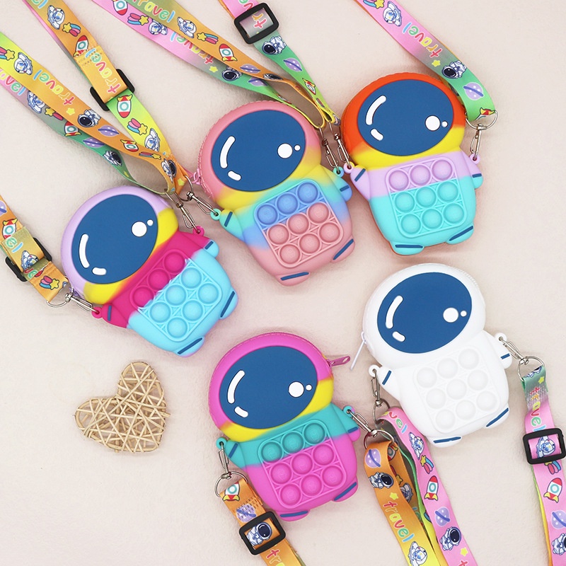 MẪU MỚI 2023 Túi đeo chéo pop it cho bé phiên bản giải tỏa căng thẳng đủ mẫu