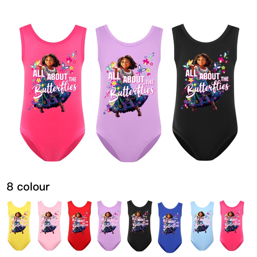 Bộ Đồ Bơi Một Mảnh In Hoạt Hình Dễ Thương Cho Bé Gái