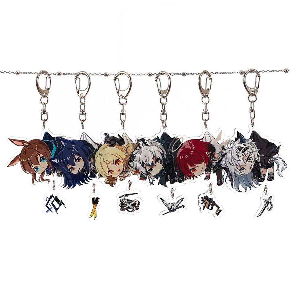 Mmluck Móc Khóa Game Arknights Dành Cho Nữ Và Trẻ Em Lappland Amiya|Móc Khóa Acrylic In Chữ Llaveros Dễ Thương