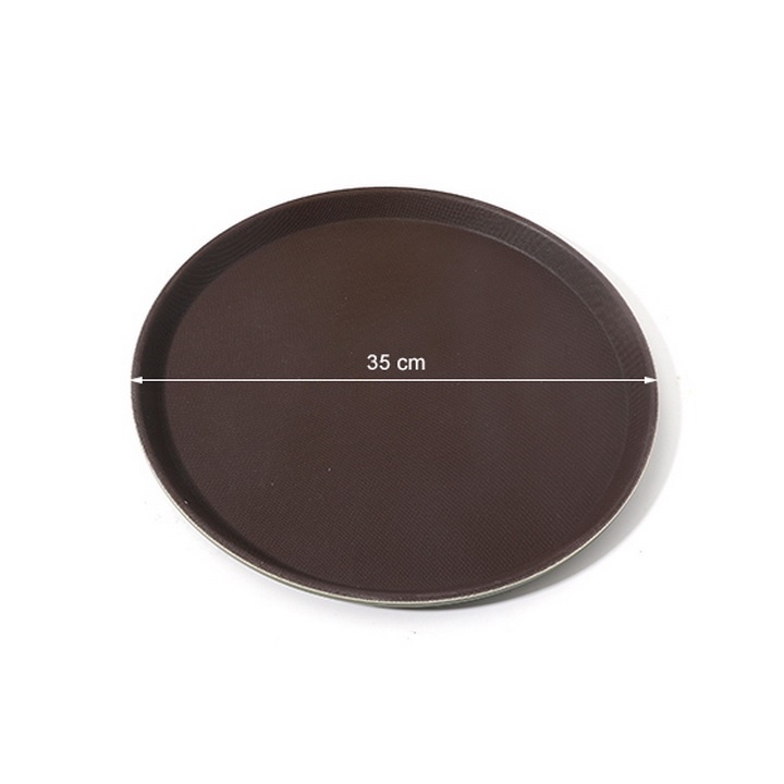 Khay tròn bê đồ chống trượt đủ size 28cm 35cm 40cm