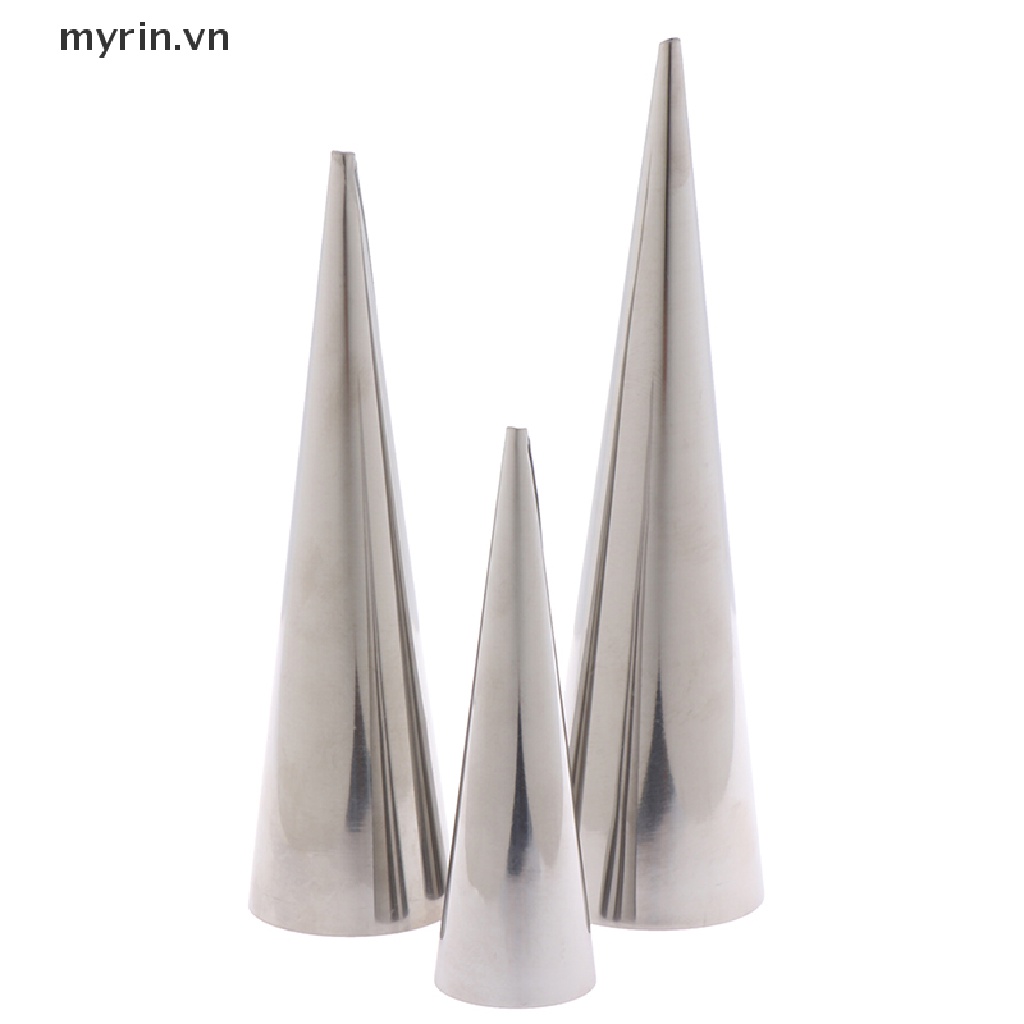 Bộ 12 Khuôn Làm Bánh Sừng Bò Bằng Thép Hình Nón