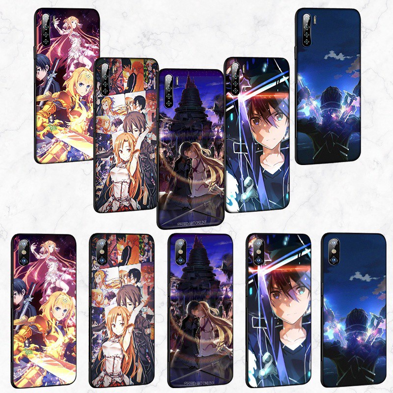 Ốp Điện Thoại Silicon Họa Tiết Sword Art Online Cho Vivo Y19 Y20 Y30 Y50 Y70 2020 V19 V20 Se X50 Pro Y11S Y20I Y20S Md72