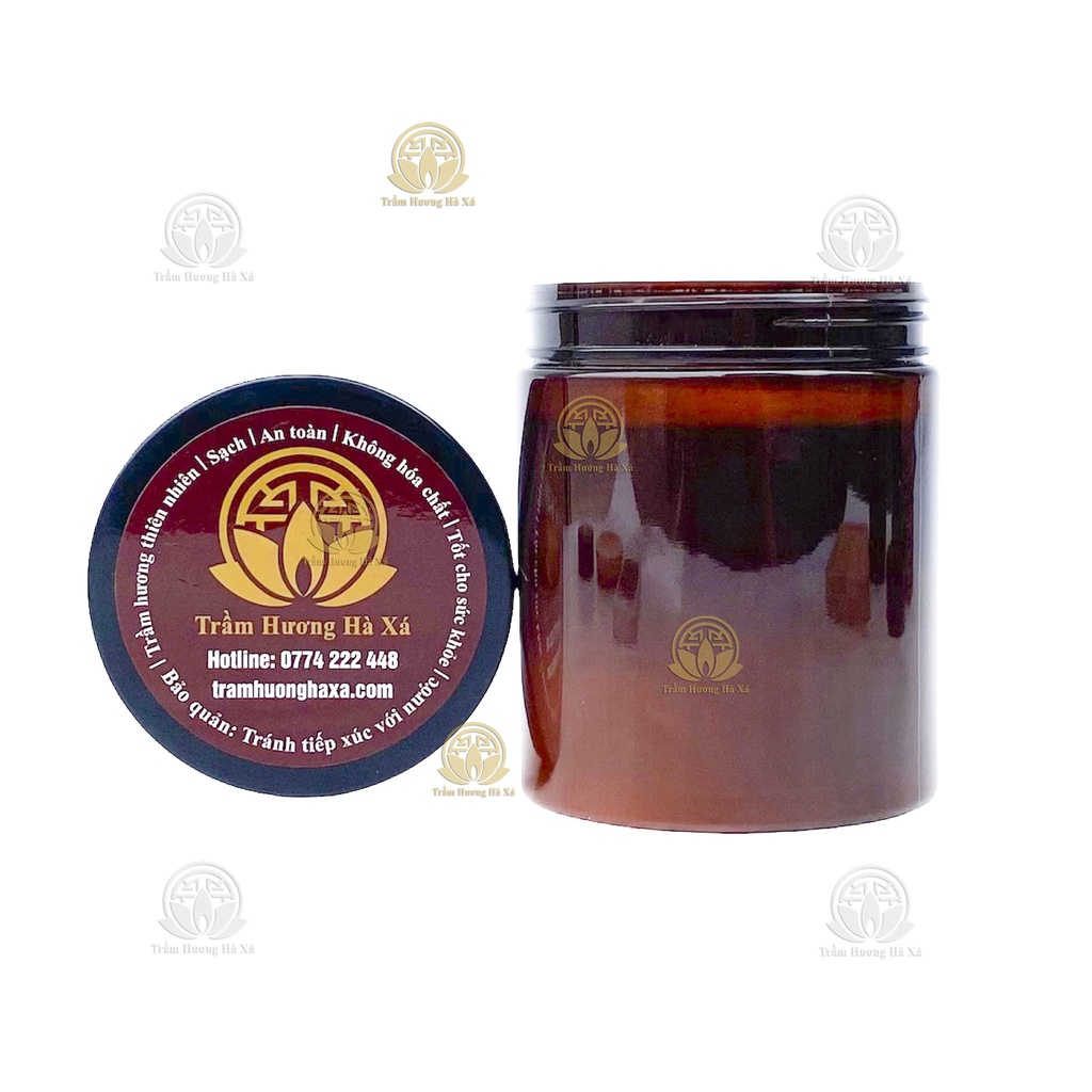 Bộ 10 hộp bột Trầm Hương Hà Xá xông nhà 100g x 10 đồ thờ cúng phong thủy tẩy uế