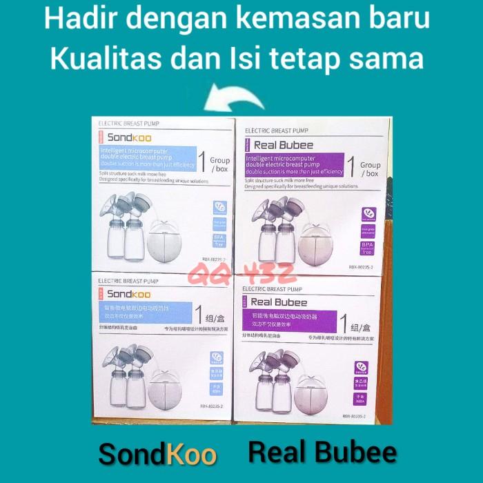 Real bubee Máy Hút Sữa Mẹ Bằng Điện Hai / usb Chất Lượng Cao