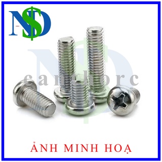 (5 con) Ốc bulong vít tán M4 4ly 4mm các loại M4x8 M4x10 M4x15 M4x20 M4x30 M4x40 M4x50 (Sắc si)