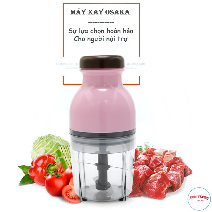 Linh Kiện Thay Thế Cho Máy Xay OSAKA nắp dẹt : Đầu máy + mô tơ , dao, cối nhựa , zoăng + nắp - br00419