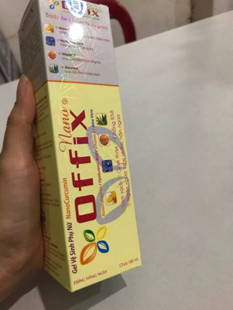 VỆ SINH PHỤ NỮA OFFIX  nano 180ml