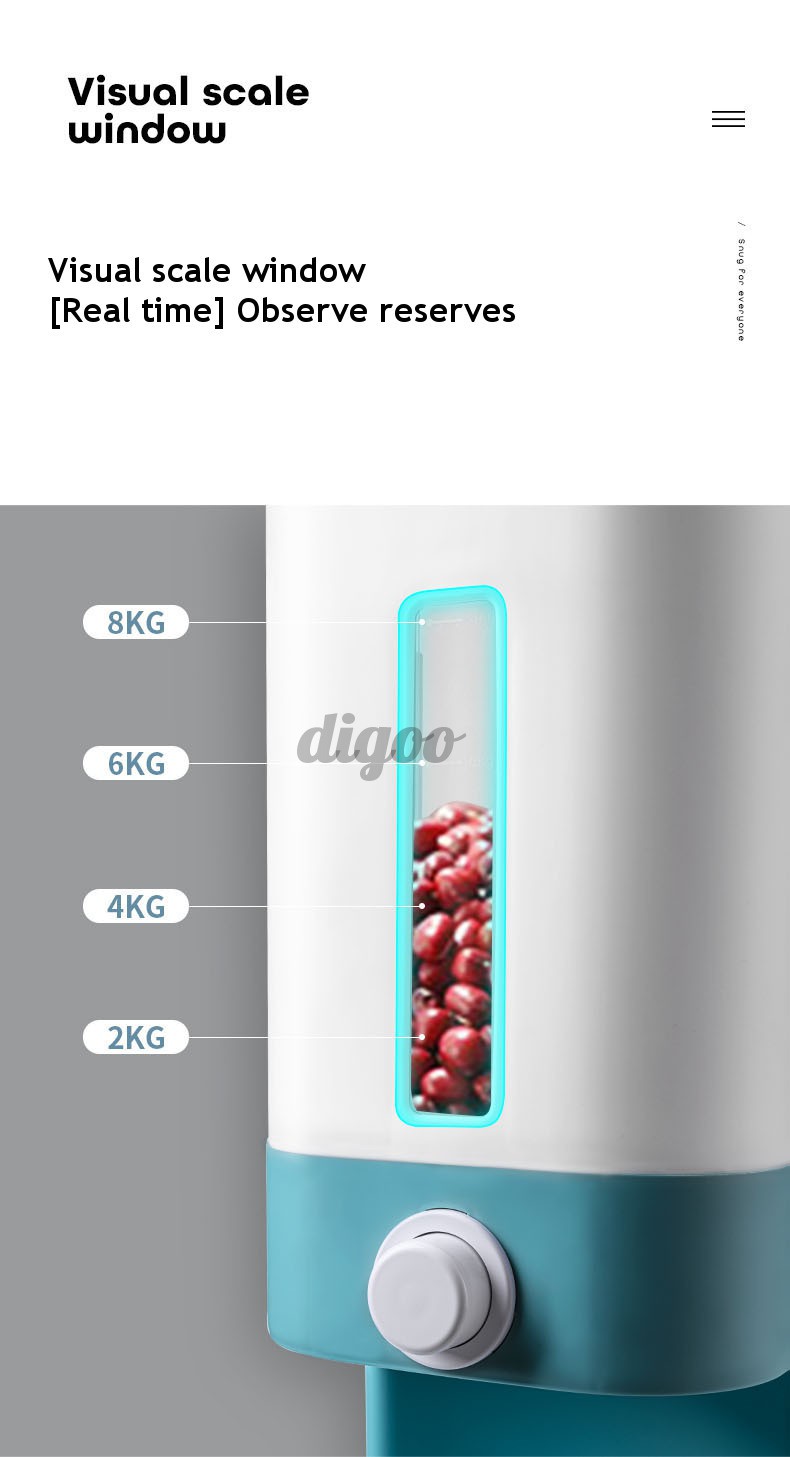 Hộp Đựng Gạo Tự Động Chống Ẩm Mốc