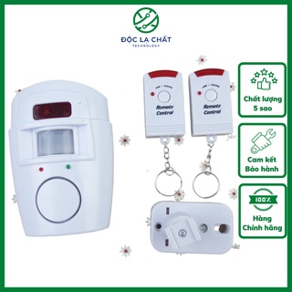 Báo động chống trộm có ĐKTX V2 cảm biến cực nhạy, còi hú báo động to - video thực tế