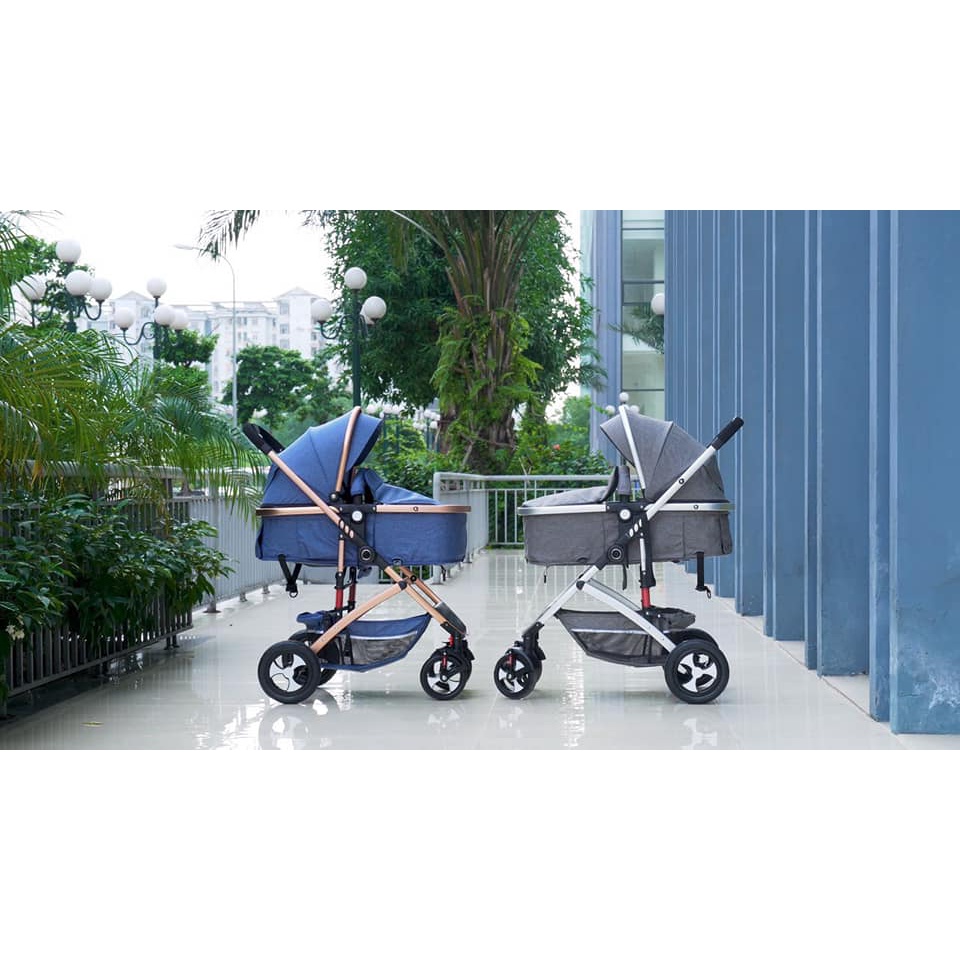 Xe đẩy cho bé Chilux V1.6 - 9 tính năng tiện dụng cho mẹ và bé - có thể gấp gọn