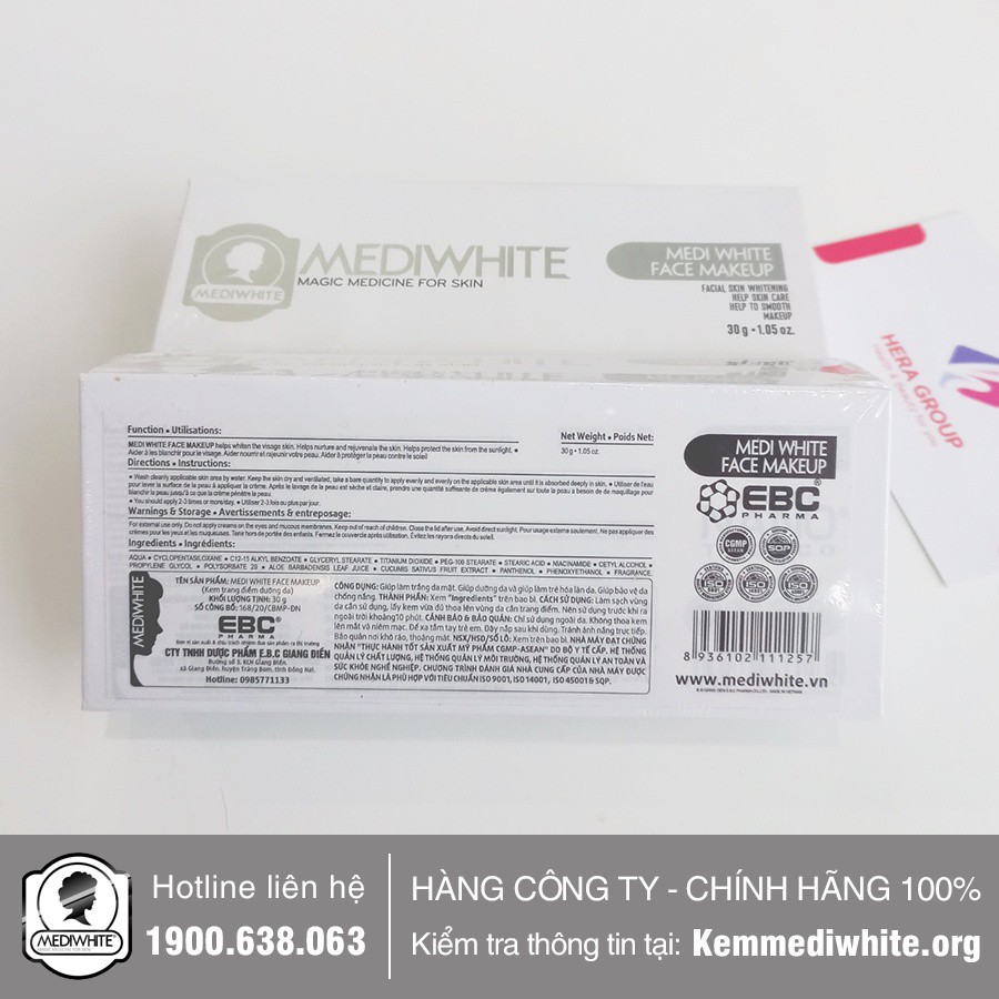 Chuyển phát nhanh Kem Trang Điểm Trắng Da Medi White Chính Hãng - Kem Trang Điểm Chống Nắng Trắng Da Medi White - Hàng | BigBuy360 - bigbuy360.vn