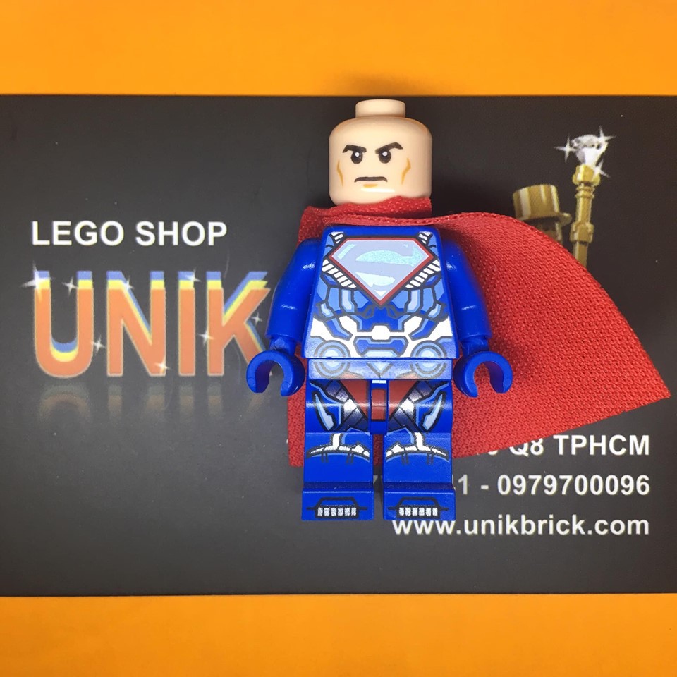 Lego UNIK BRICK Lex Luthor Superman Armor 30614 - Lex Luthor mặc giáp siêu nhân chính hãng (như hình