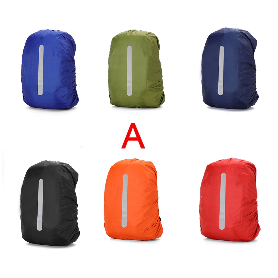 Túi bọc balo cắm trại leo núi phản quang chống bụi và mưa 25L 35L 45L 60L hợp thời trang